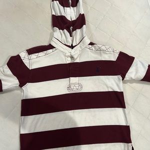 Polo stripped hoodie shirt size 5